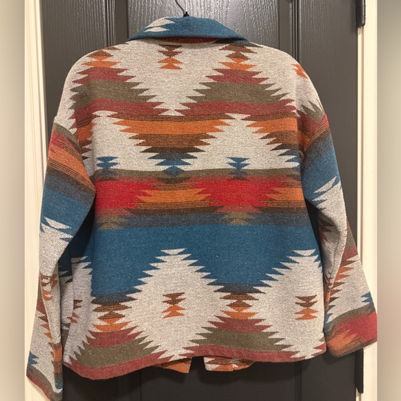 Blue B Collection Aztec Pattern Jacket | Small - Picture 6 of 8